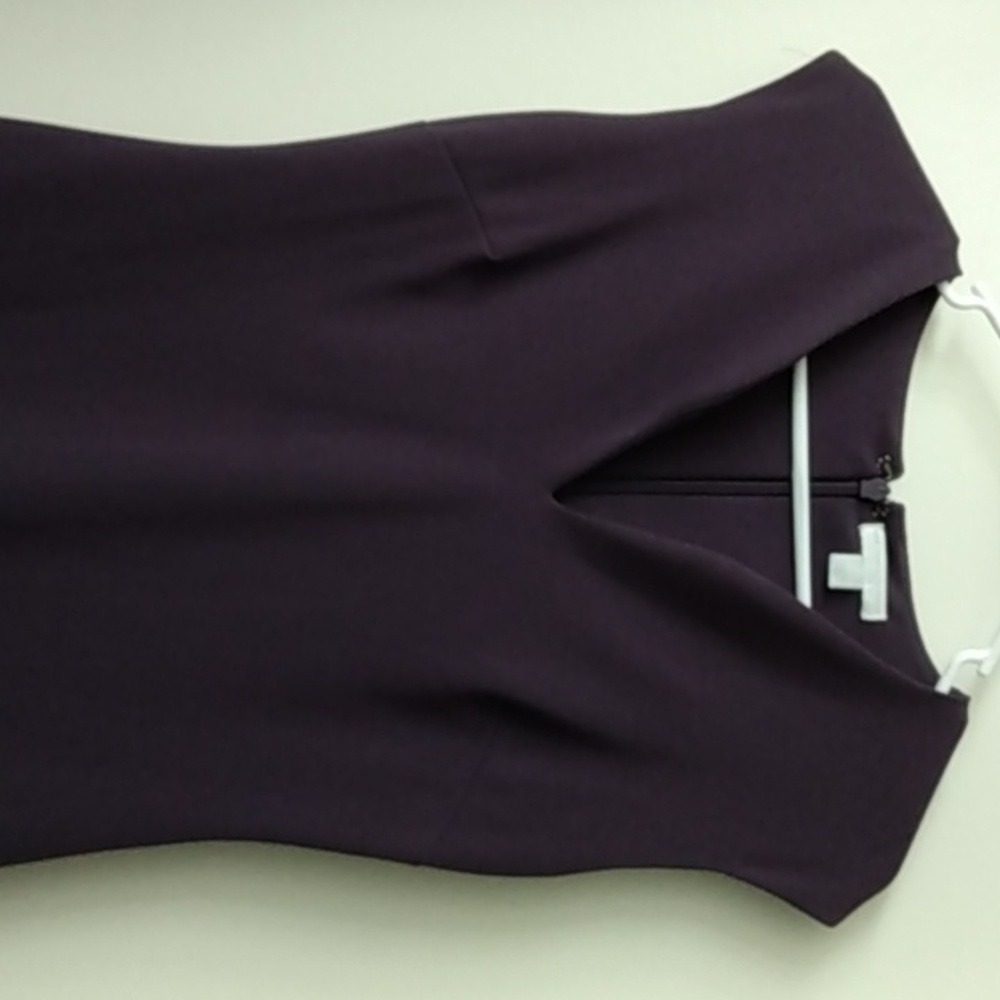 Deep purple cap sleeve sheath dress by NY&Co.streamline fit, size small - Picture 2 of 8